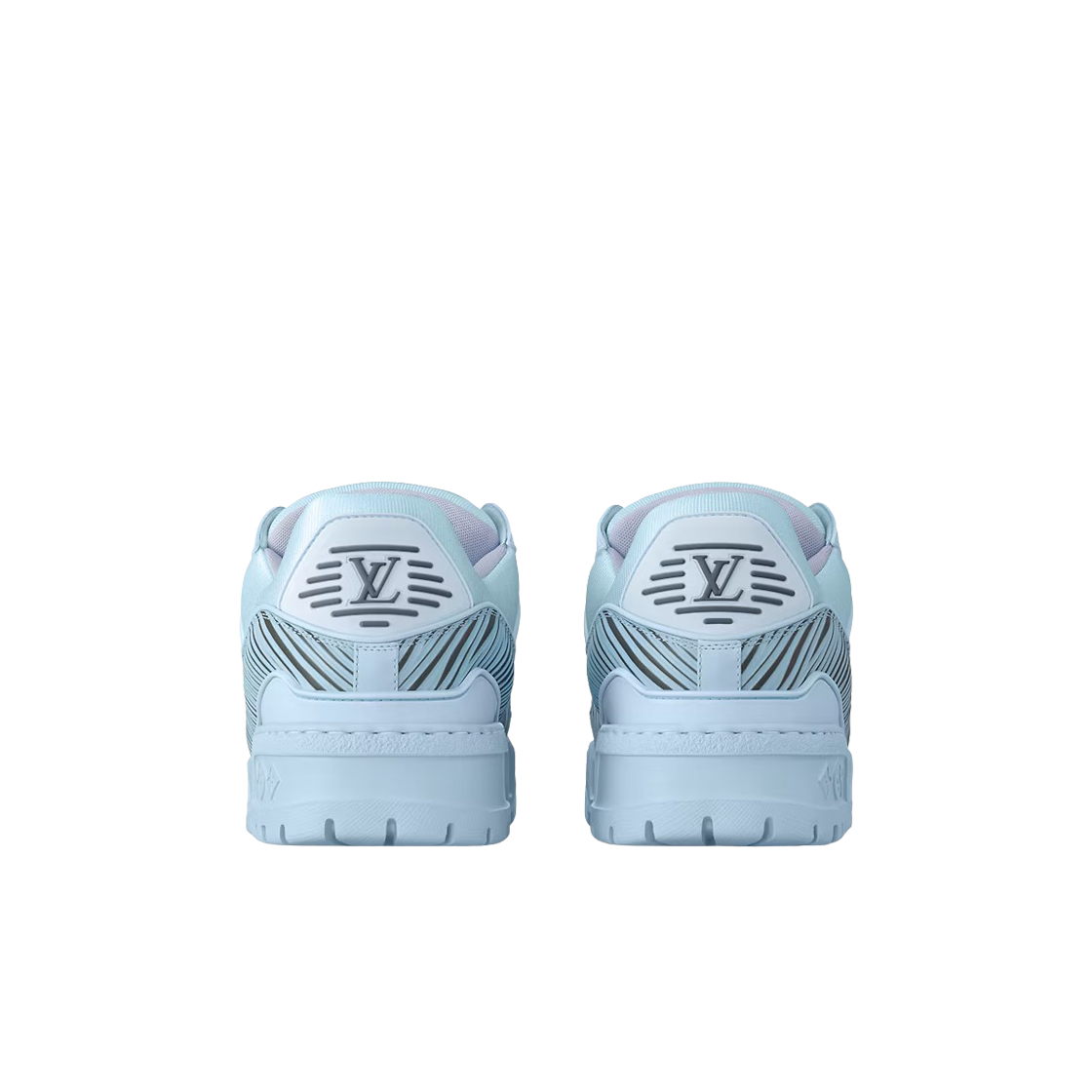 루이비통 x 박서보 LV 트레이너 맥시 스니커즈 라이트 블루(Louis Vuitton x Park Seo-Bo LV Trainer Maxi Sneakers Light Blue) - 2