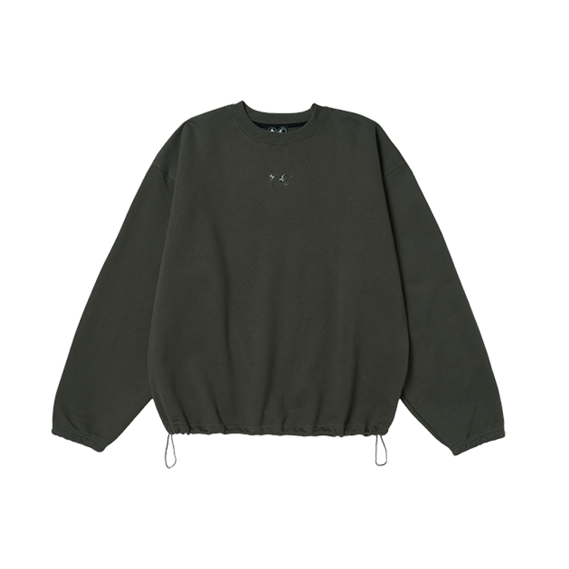 Thug Club Color Emblem Sweatshirt Khaki 상세 이미지 1