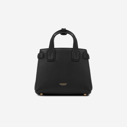 Burberry House Check Banner Baby Tote Bag Black