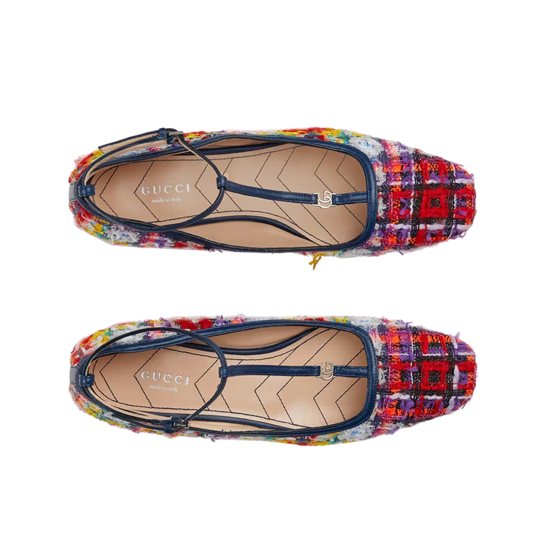 (W) Gucci Double G Flat Multicolor 상세 이미지 2