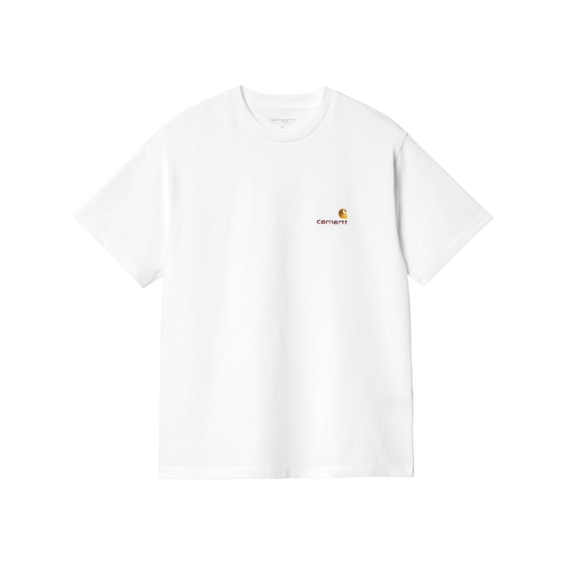 (W) Carhartt WIP S/S American Script T-Shirt White 상세 이미지 1