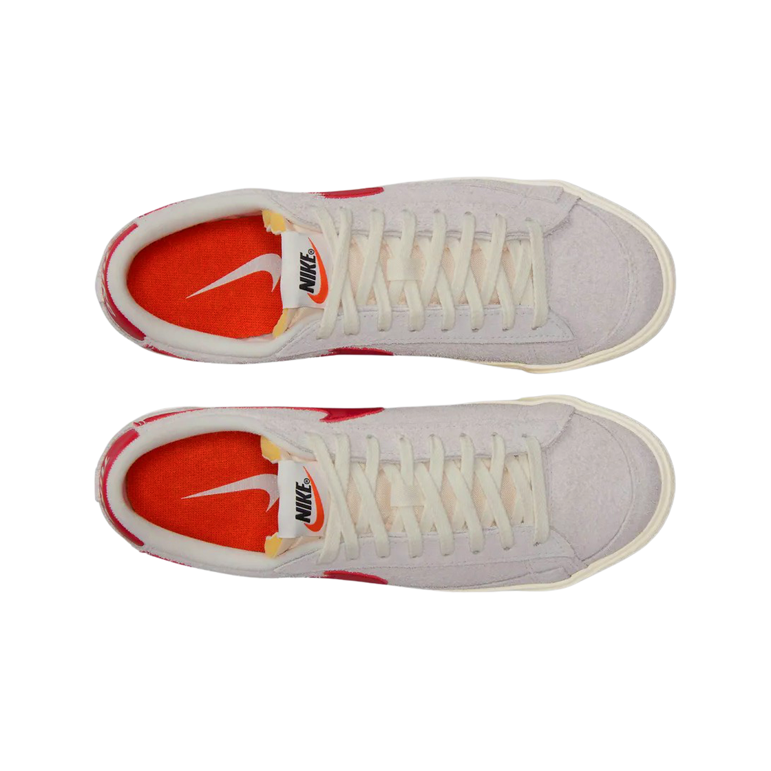 (W) 나이키 블레이저 로우 '77 서밋 화이트 짐 레드((W) Nike Blazer Low '77 Summit White Gym Red) - 2