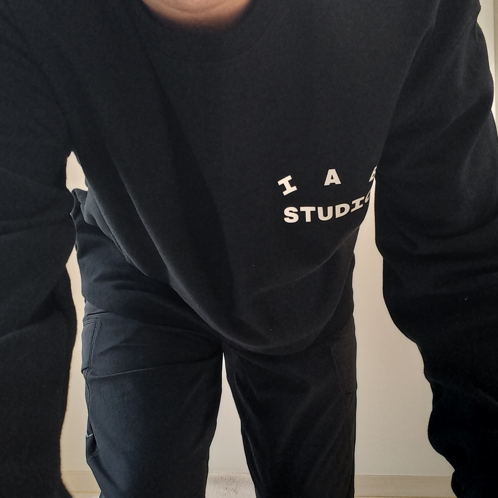 IAB Studio Long Sleeve Black - 23FW, Arc'teryx Rampart Pants Black 착용 스타일 - 5