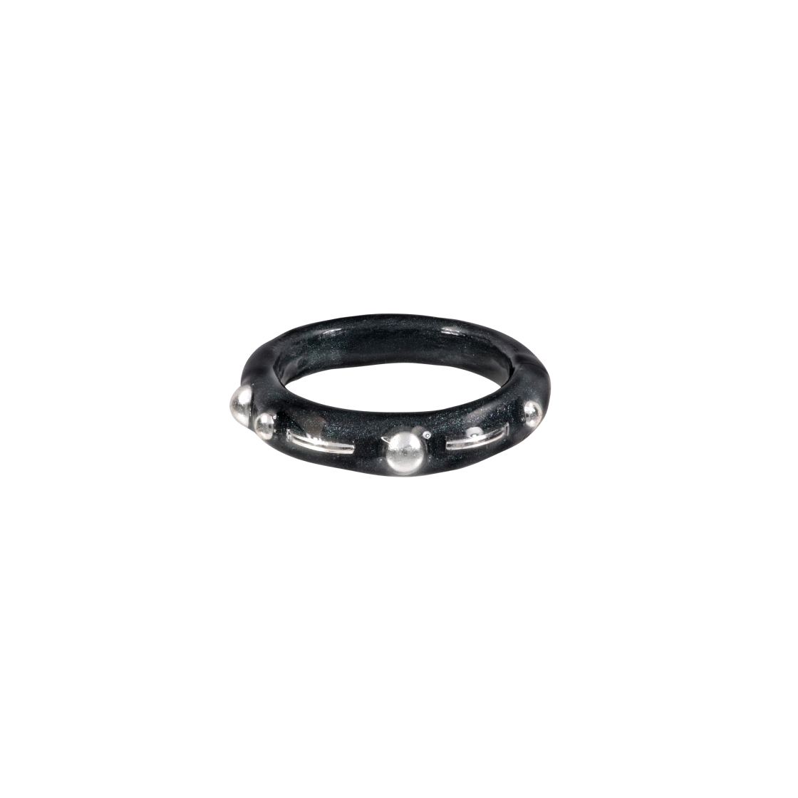 [韓国人気ジュエリー] nff Jet Black Ring Black Nff Jet Black Ring Black STYLE | KREAM