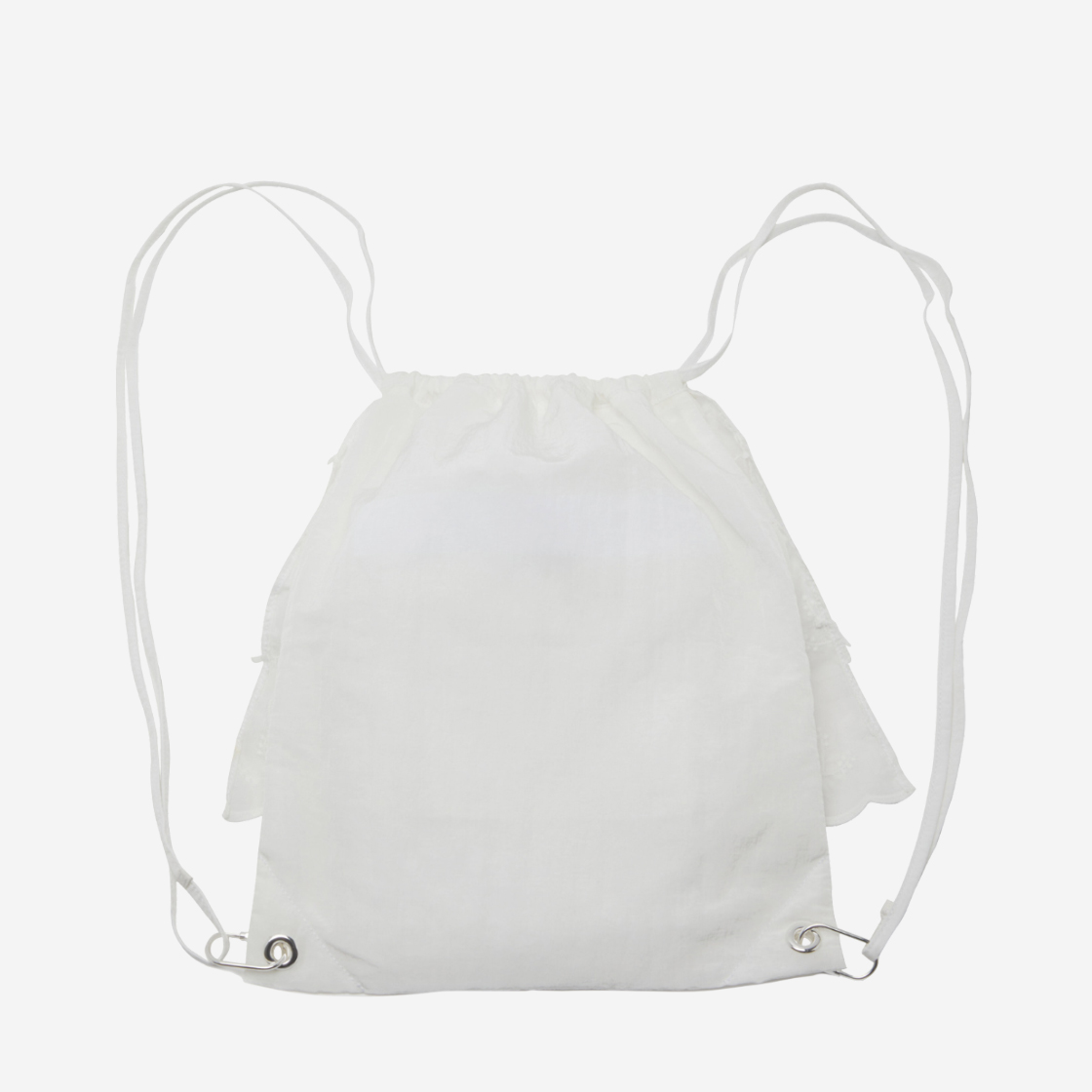 아떼바네사브루노 프릴 플라워 백팩 & 숄더백 화이트(Athe Vanessabruno Prill Flower Backpack And Shoulder Bag White) - 4