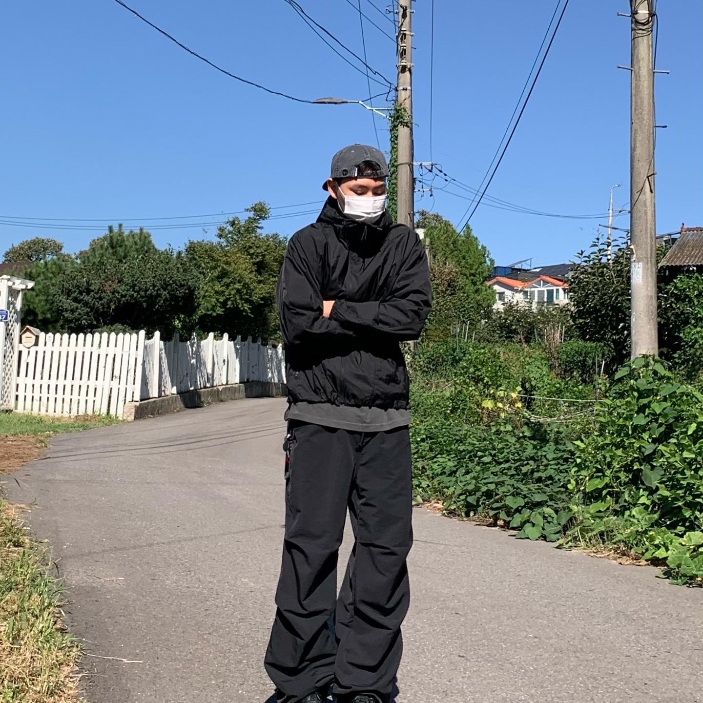 Salomon ACS Pro Black 착용 스타일 - 2