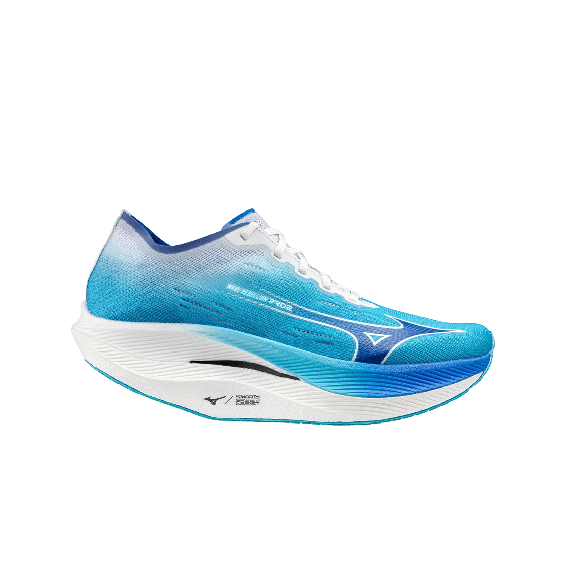 미즈노 웨이브 리벨리온 프로 2 리버 블루 무겐 블루(Mizuno Wave Rebellion Pro 2 River Blue Mugen Blue)