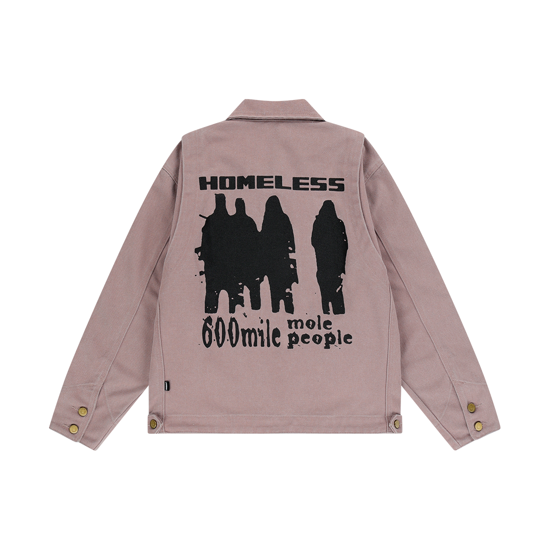 도미넌트 홈리스 워싱 워크 자켓 핑크(Dominant H.L Washing Work Jacket Pink)