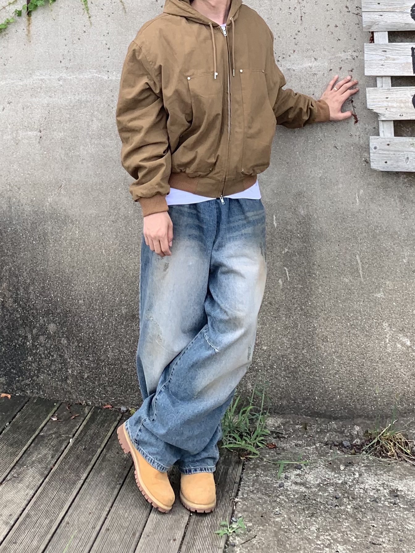 Timberland Premium 6 inch Waterproof Boot Wheat Nubuck - Wide 착용 스타일 - 8