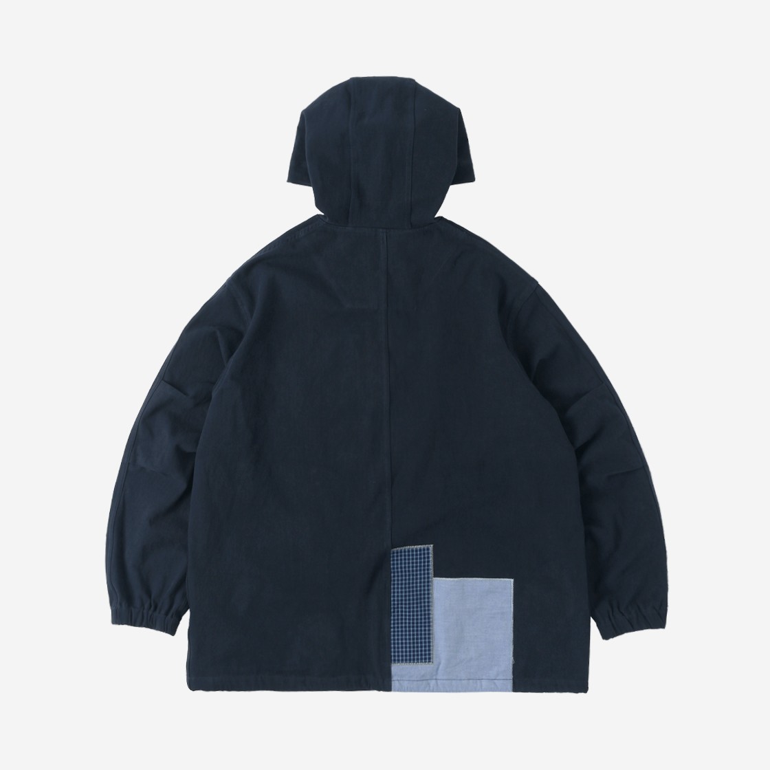 [예약 배송] Sunnect Patchwork Hoodie Parka Navy 상세 이미지 2