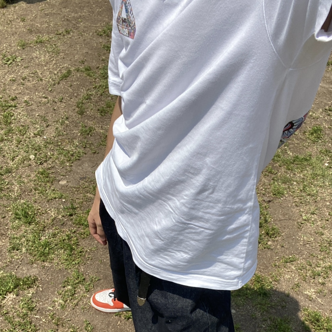 Palace Tri-Sticker Pack T-Shirt White - 21FW, Jordan 1 Low OG Starfish 착용 스타일