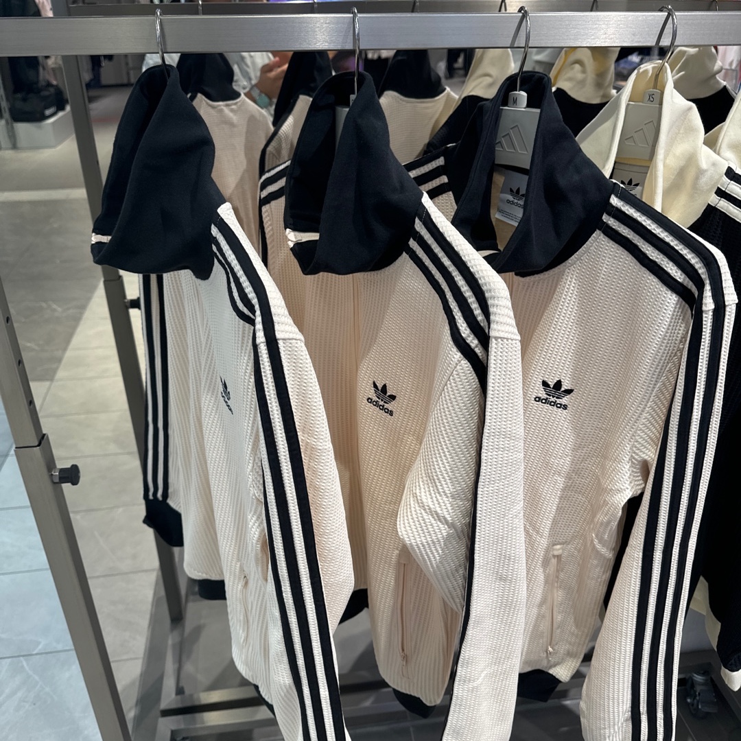 Adidas Waffle Beckenbauer Track Top Wonder White - KR Sizing 착용 스타일