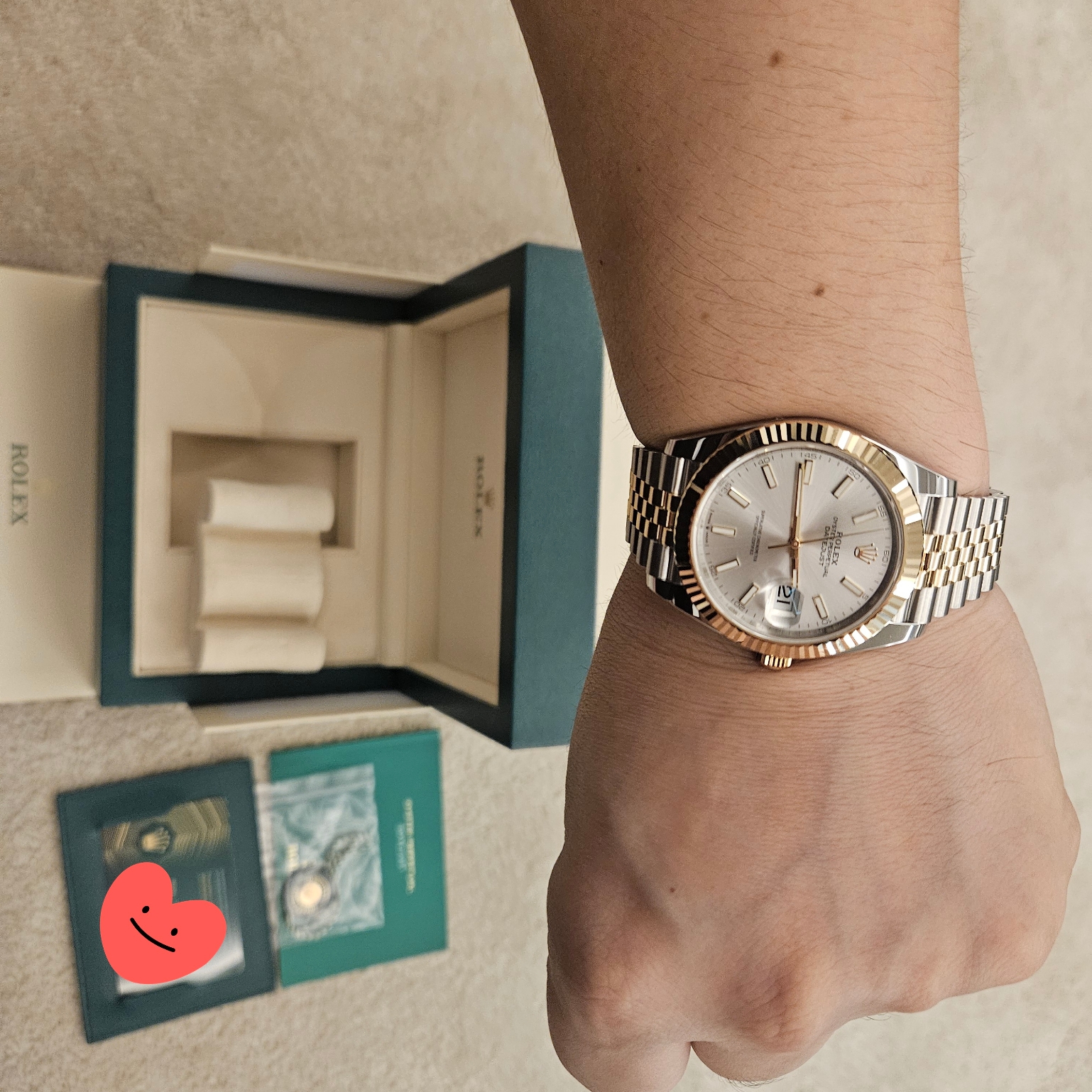 Rolex Datejust 41mm 126333 Silver Jubilee 착용 스타일 - 5