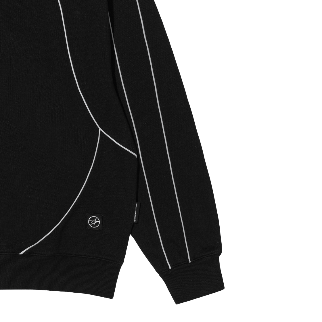 록히드마틴 LM 블로킹 리플렉티브 파이핑 크루넥 블랙(LOCKHEED MARTIN LM Blocking Reflective Piping Crew Neck Black) - 3