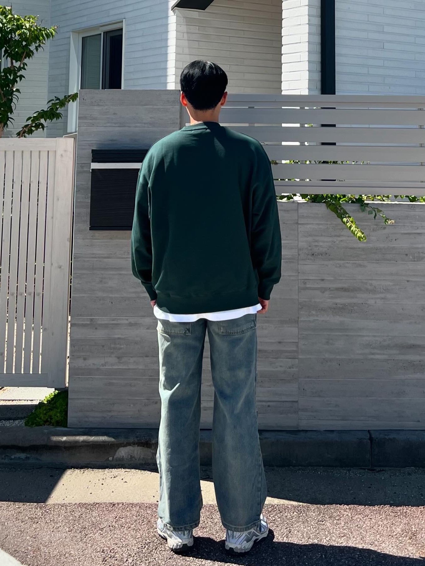 New Balance 1906R Silver Metallic Green 착용 스타일 - 4