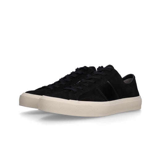 Tom Ford Suede Cambridge Sneakers Black Cream