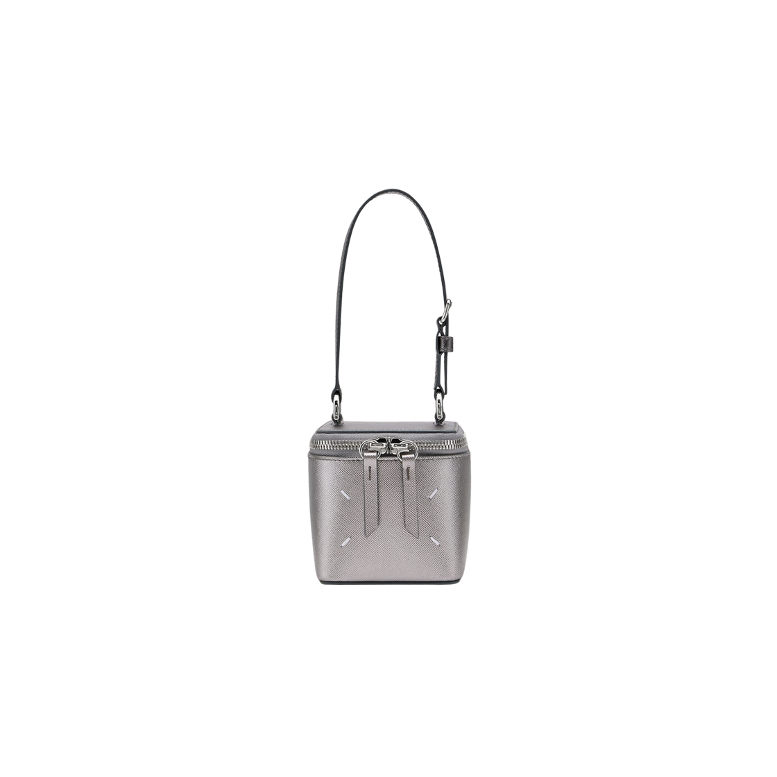 Maison Margiela Micro Cube Hand Bag Metallic Grey 상세 이미지 1