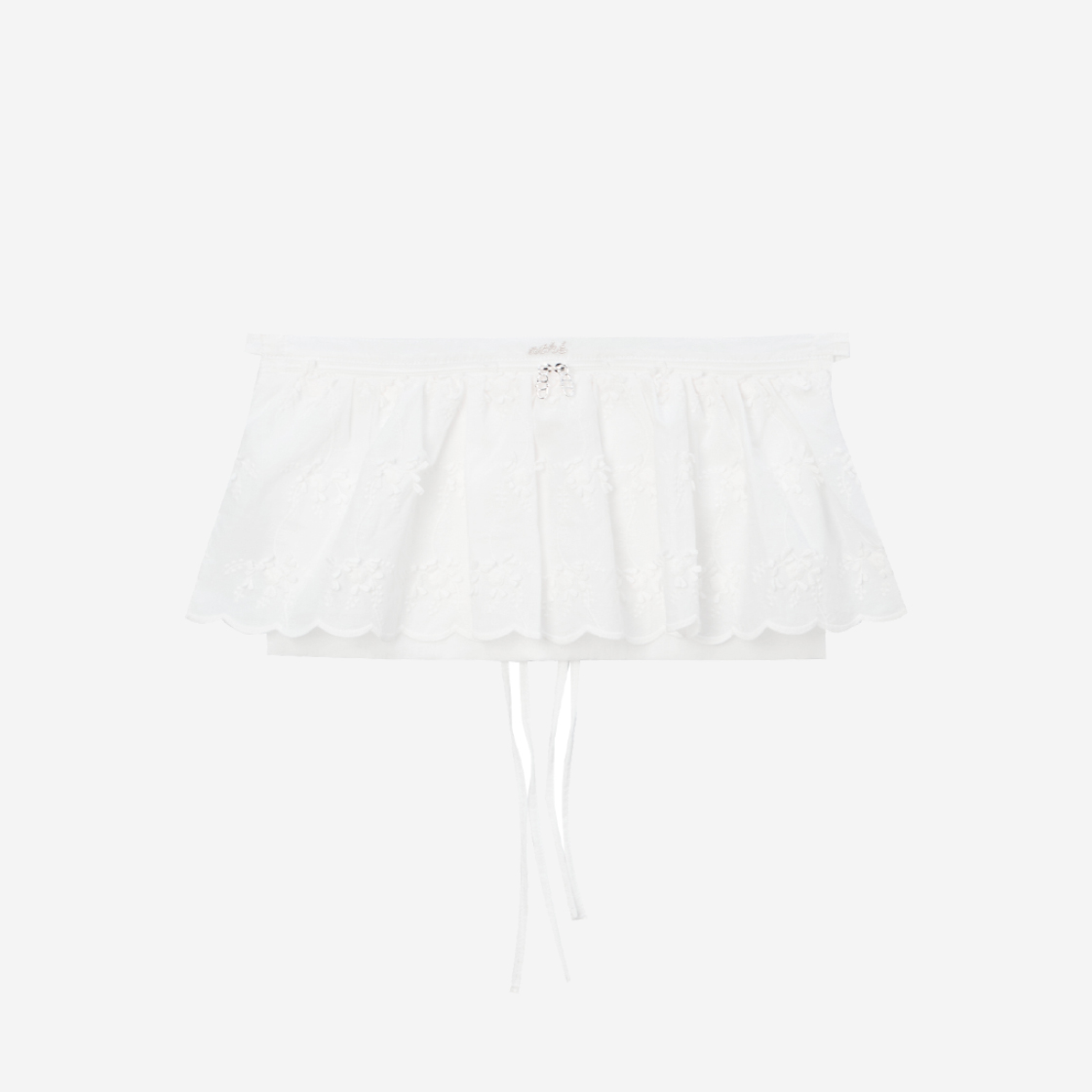 아떼바네사브루노 프릴 플라워 레이어드 & 숄더백 화이트(Athe Vanessabruno Prill Flower Layered And Shoulder Bag White) - 3