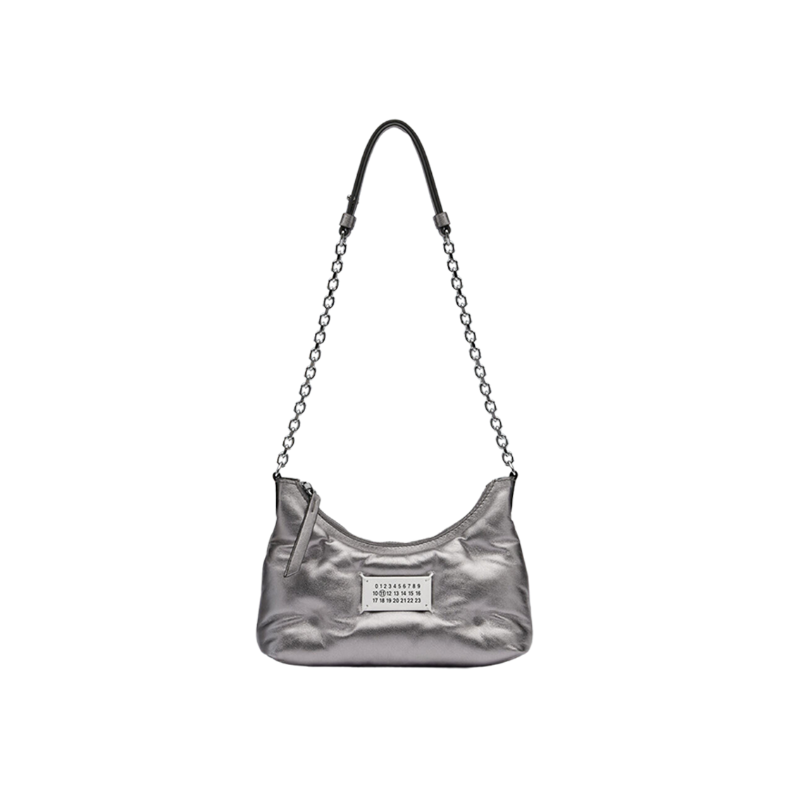 Maison Margiela Glam Slam Hobo Micro Bag Metallic Grey 상세 이미지 1