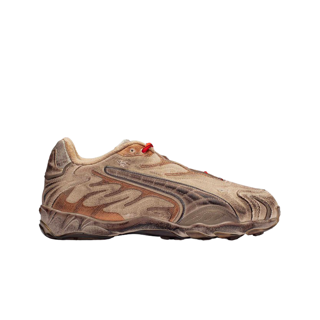 401624-01 Puma x A$AP Rocky Inhale Distressed Canvas Alpine Snow Puma Silver - 대표 이미지 #1