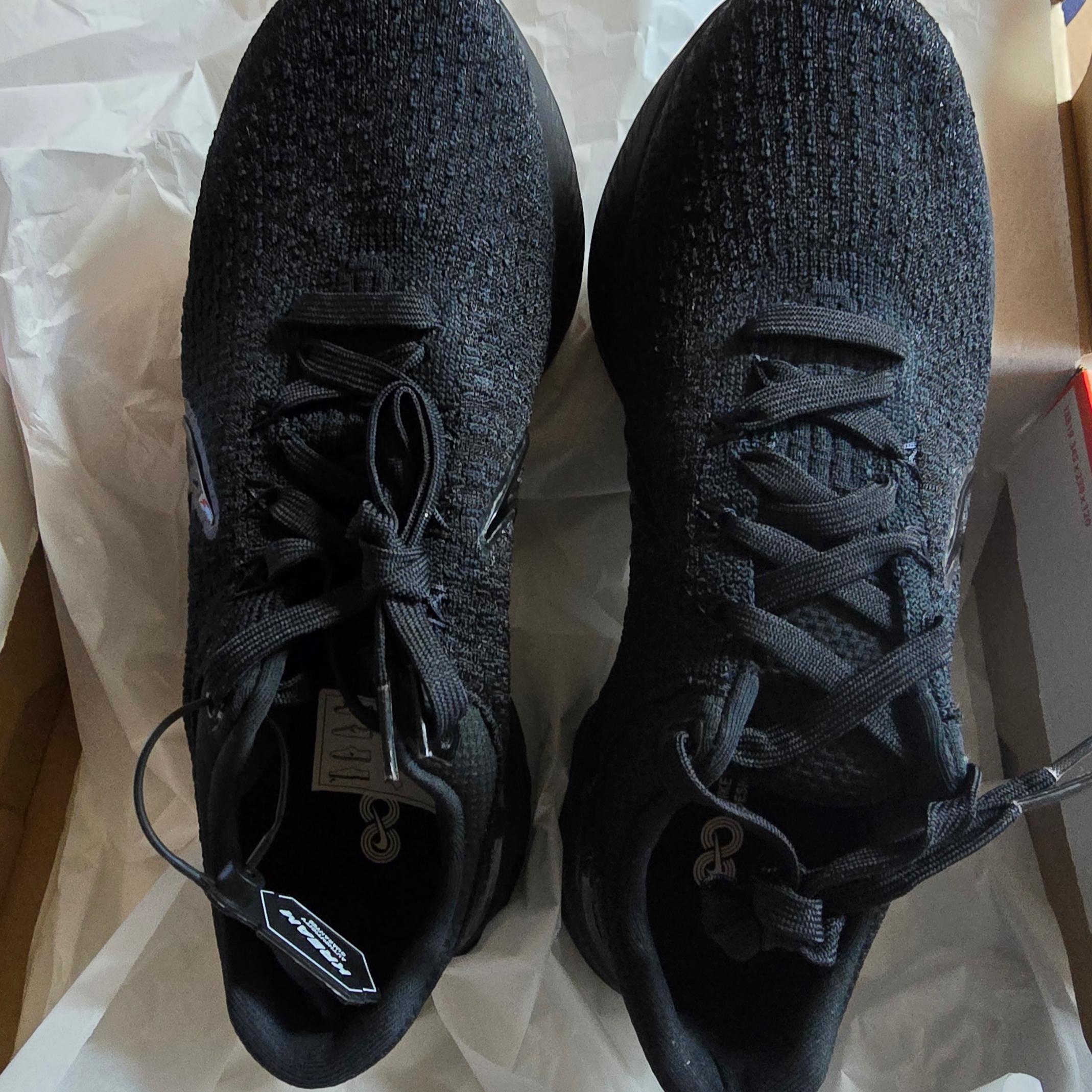 Nike React Infinity Run Flyknit 3 Triple Black 착용 스타일