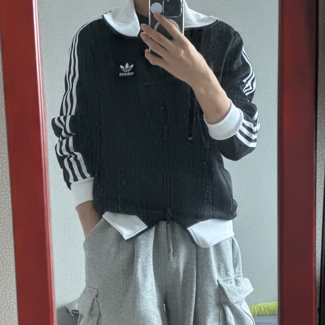 Adidas Adicolor Classics Beckenbauer Track Jacket Black - KR Sizing 착용 스타일 - 3