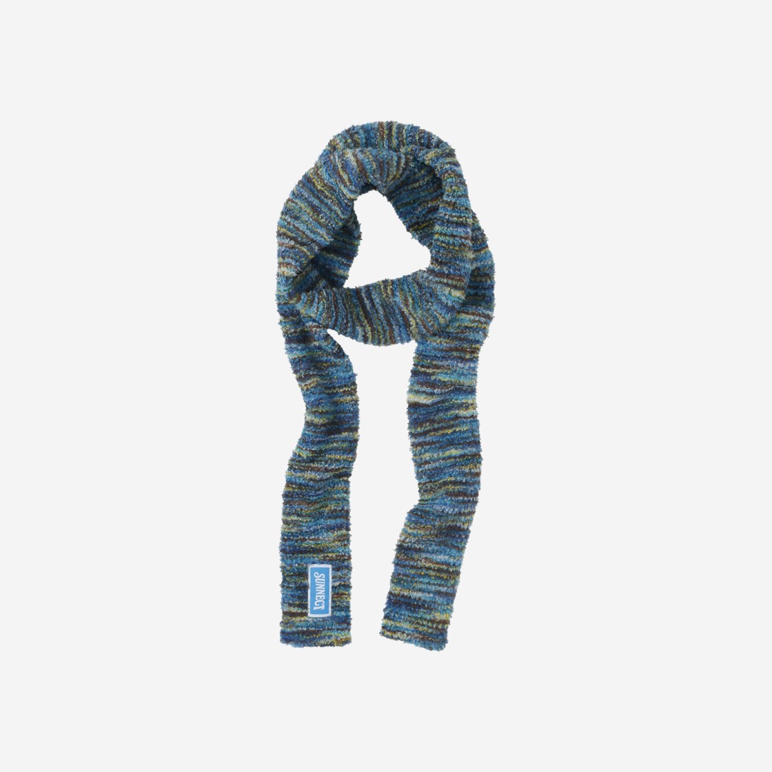 [예약 배송] Sunnect Boucle Tiny Scarf Blue 상세 이미지 1