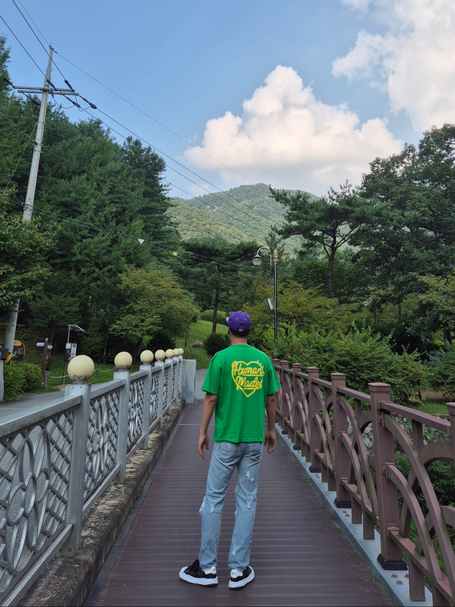 Maison Mihara Yasuhiro Blakey OG Sole Leather Low-top Sneakers Black, Human Made Color T-Shirt Green 착용 스타일 - 1