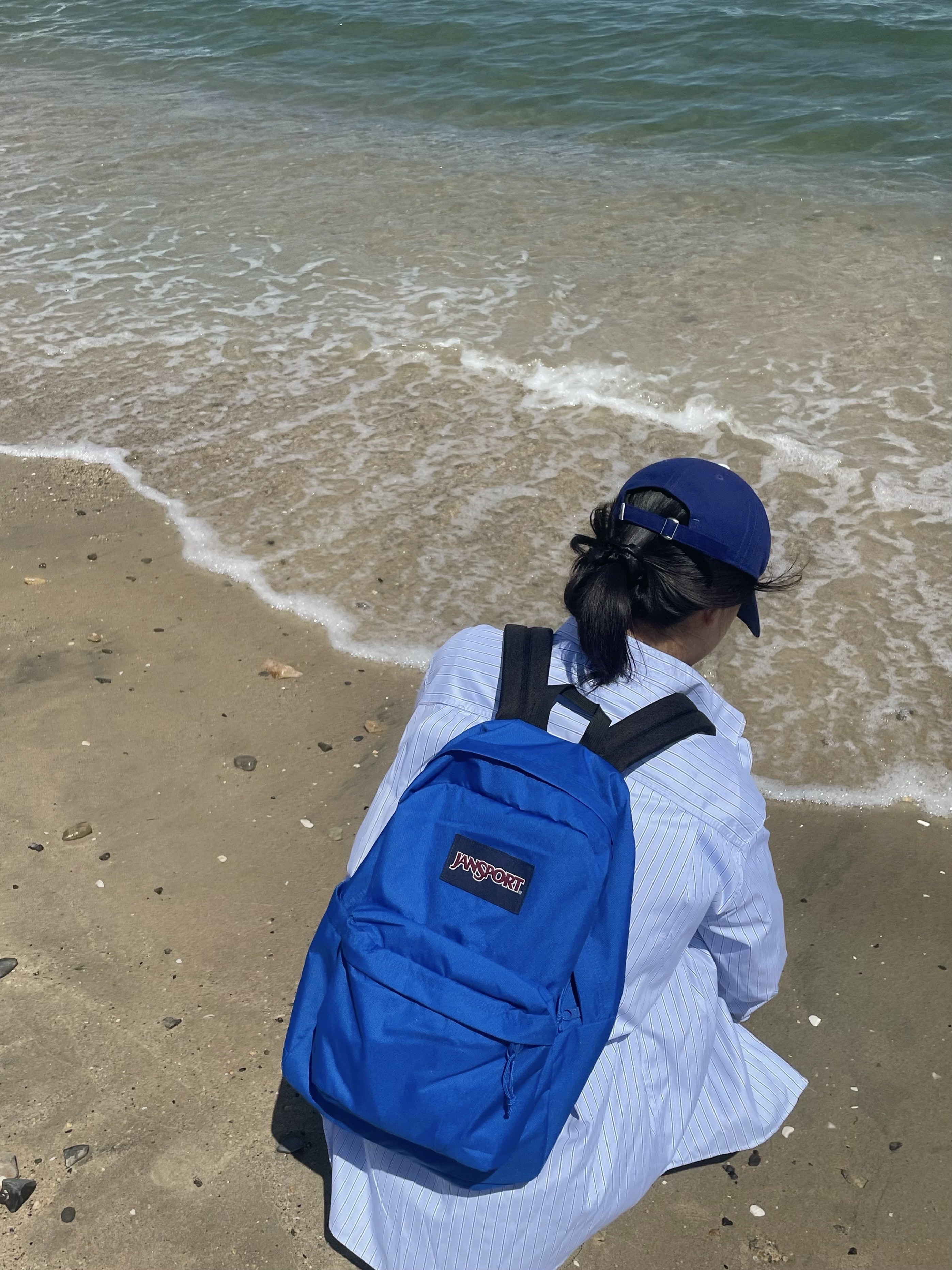 Jansport Superbreak Backpack Black, Nike Air Force 1 '07 Low White 착용 스타일 - 6