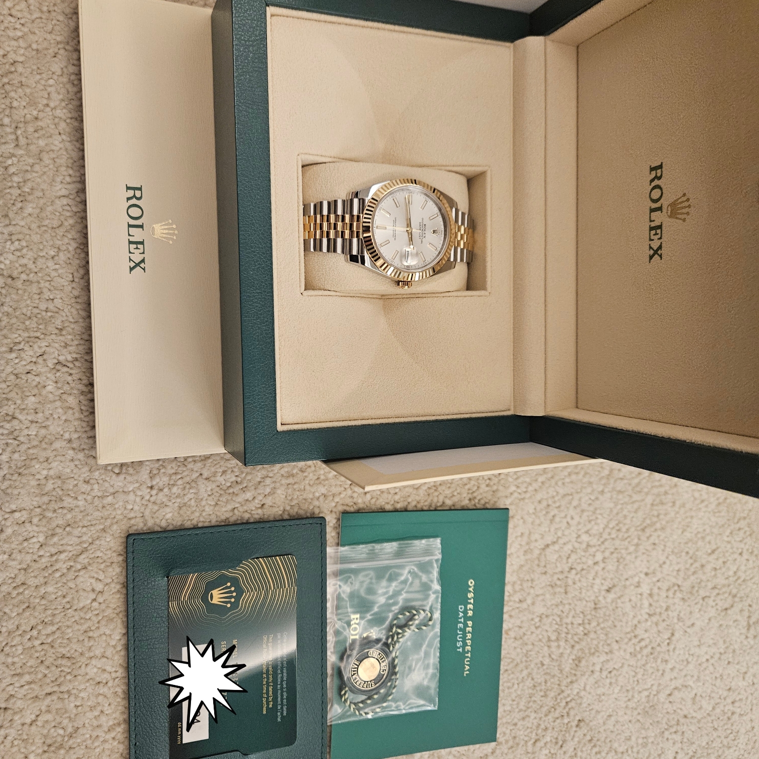 Rolex Datejust 41mm 126333 Silver Jubilee 착용 스타일 - 4