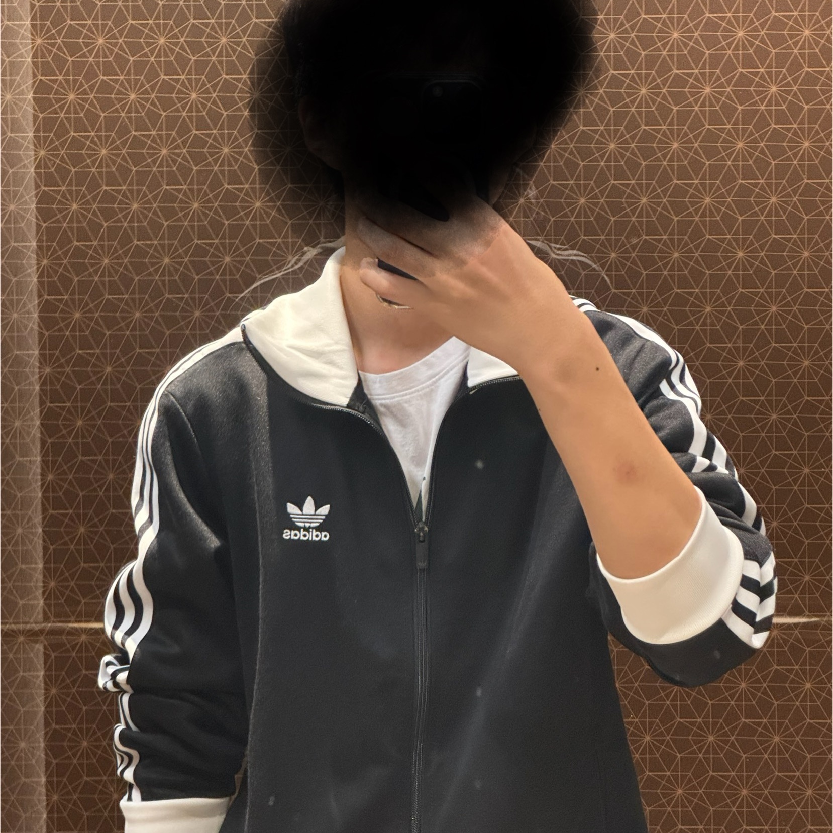 Adidas Adicolor Classics Beckenbauer Track Jacket Black - KR Sizing 착용 스타일 - 2