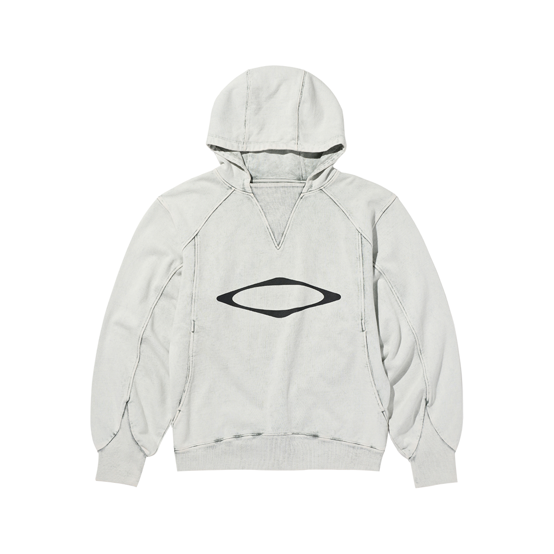 MISCHIEF BLEACHED PULL-OVER HOODIE スウェット BLEACHED PULL-OVER HOODIE_BLEACHED KHAKI - MISCHIEF