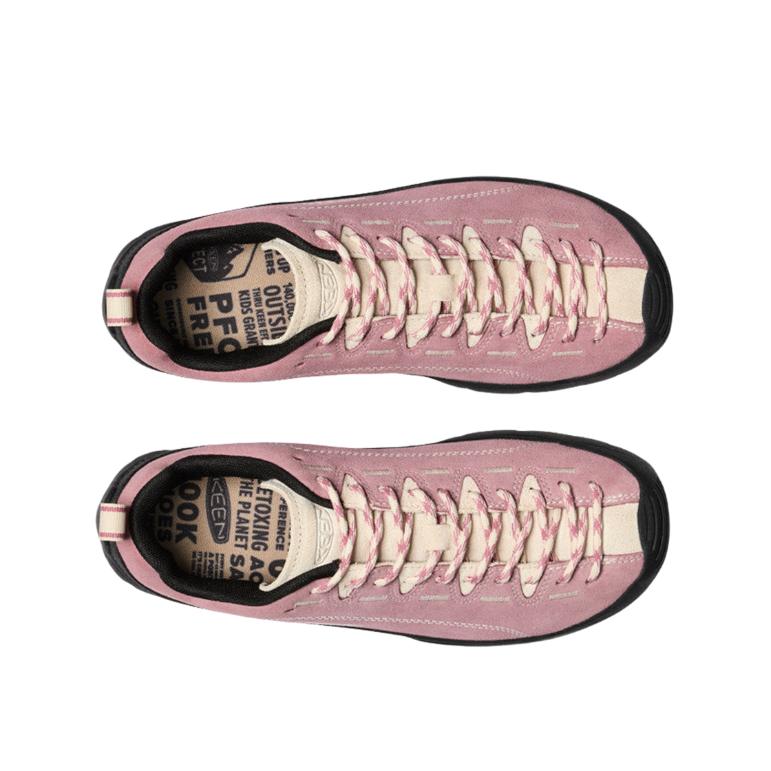 W) 킨 재스퍼 스웨이드 스니커즈 노스탈지아 로즈 버치 | Keen