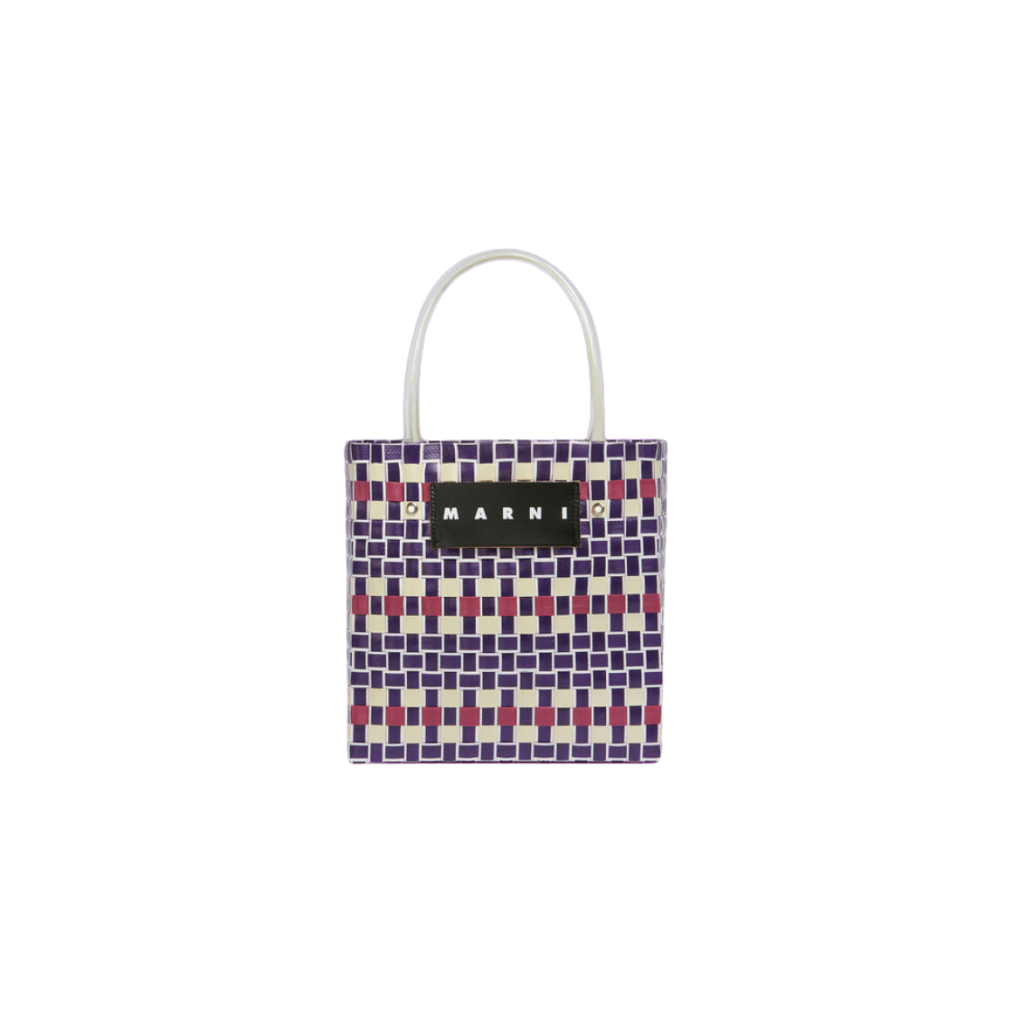 Marni Market Mini Basket Bag Purple 상세 이미지 1