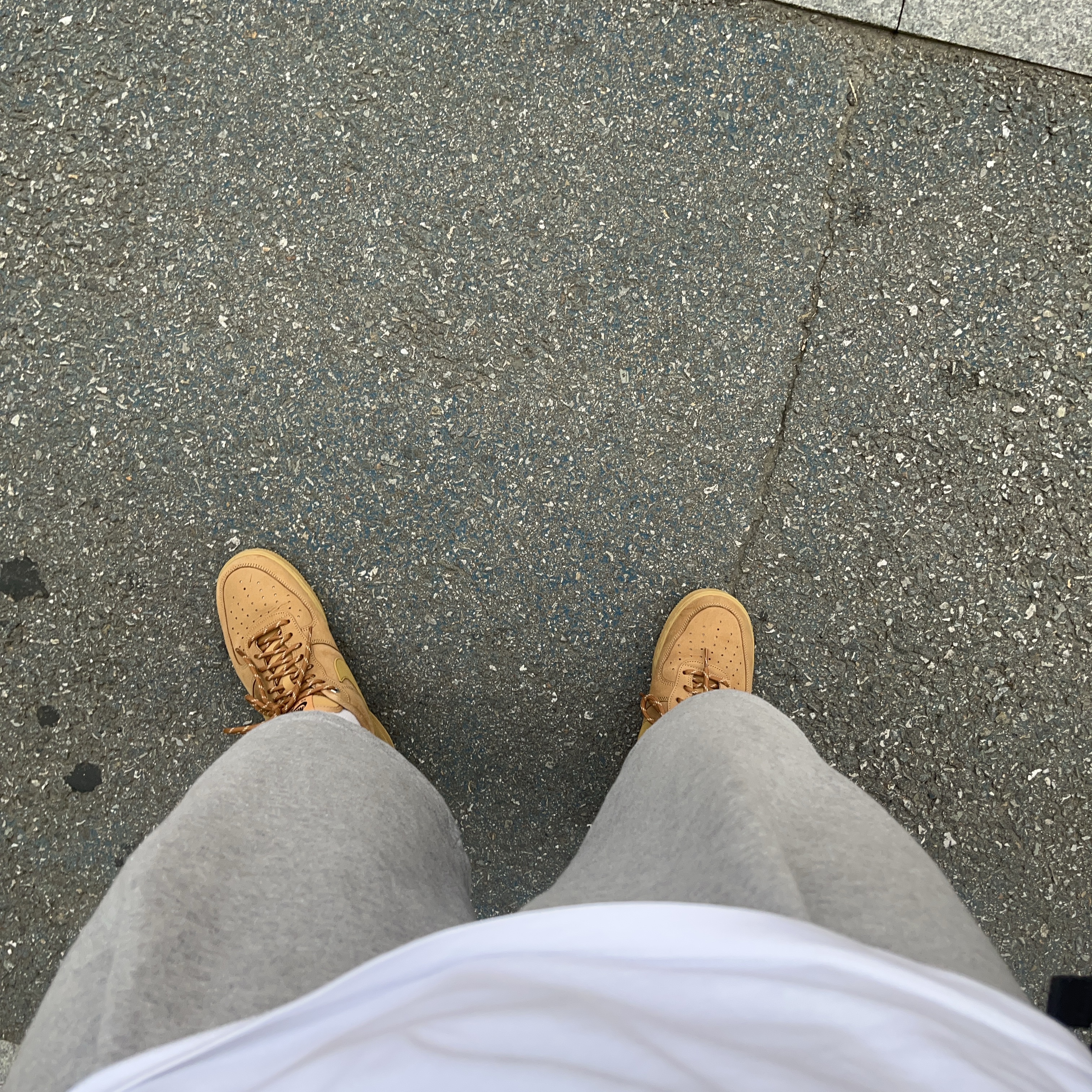 Nike Air Force 1 '07 WB Flax 착용 스타일