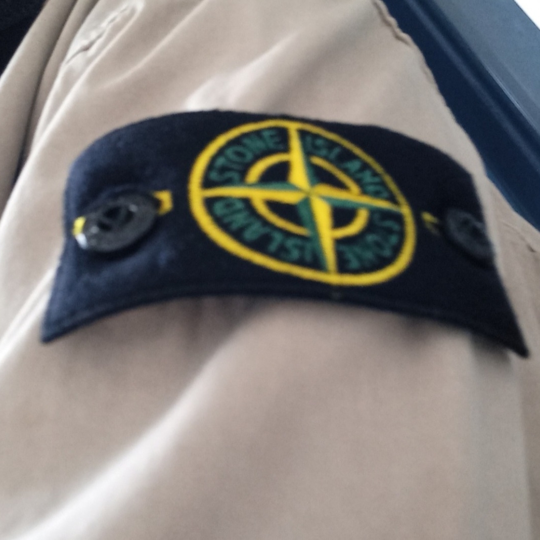 Stone Island 115WN Old Treatment Overshirt Dove Grey - 23SS 착용 스타일 - 4