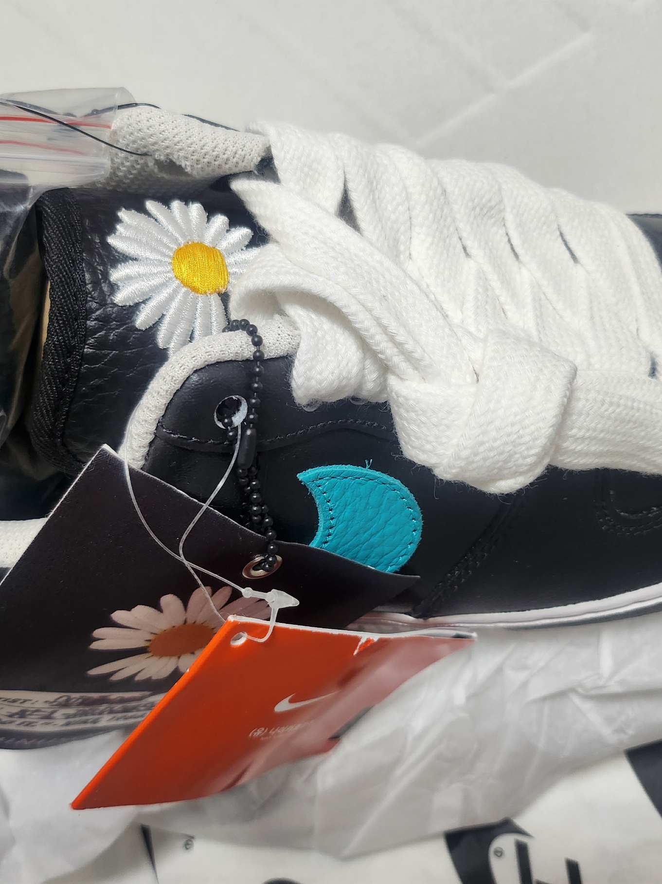 Nike x Peaceminusone Air Force 1 Low Para-Noise 3.0 Black and Multicolor 착용 스타일 - 2