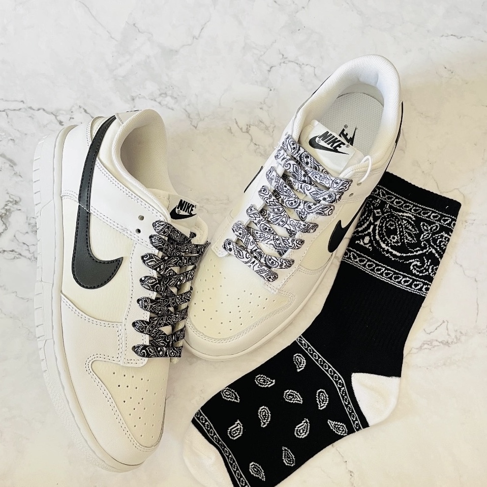 (W) Jordan 1 Low Black and White 착용 스타일 - 3