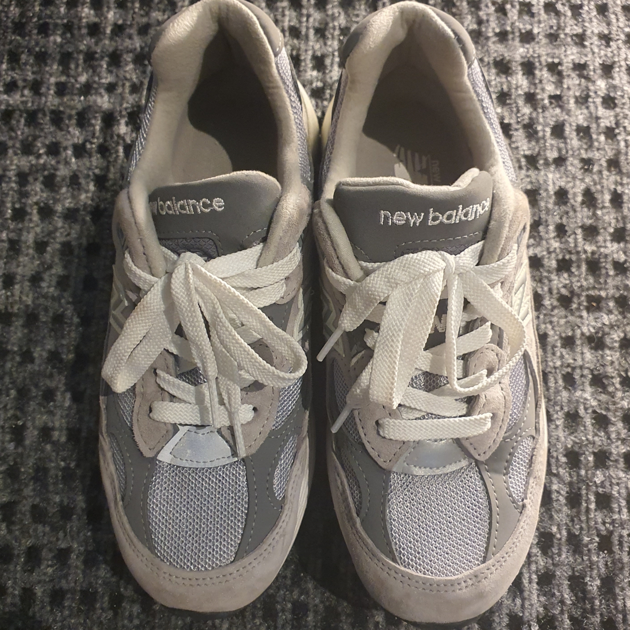 New Balance 992 Made in USA Grey - D Standard 착용 스타일
