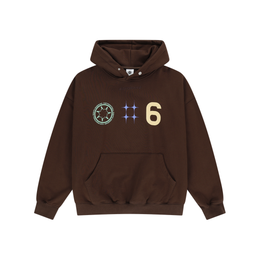 DMNT24FW_02 Dominant Route66 Hoodie Brown