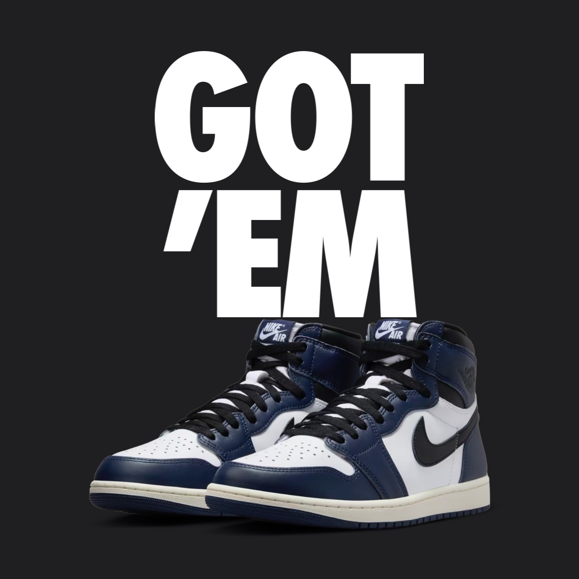 Jordan 1 Retro High OG Midnight Navy 착용 스타일 - 1