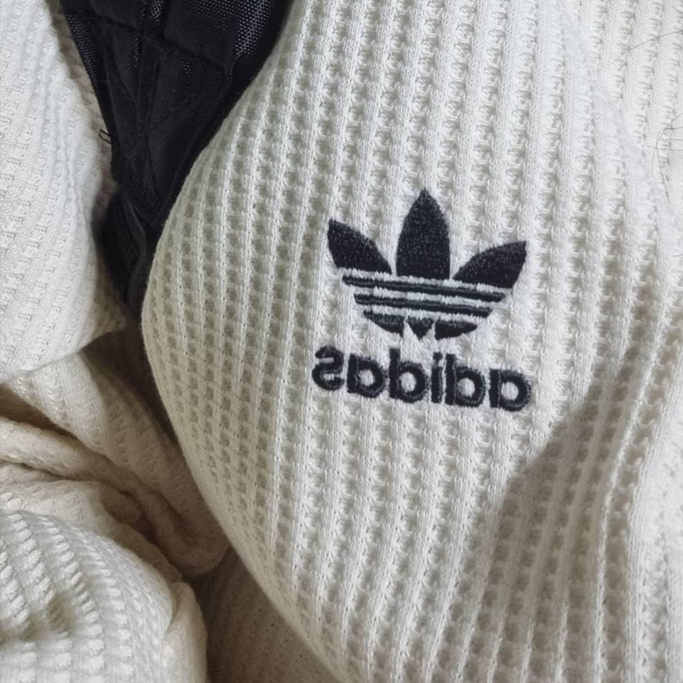 Adidas Waffle Beckenbauer Track Top Wonder White - KR Sizing 착용 스타일