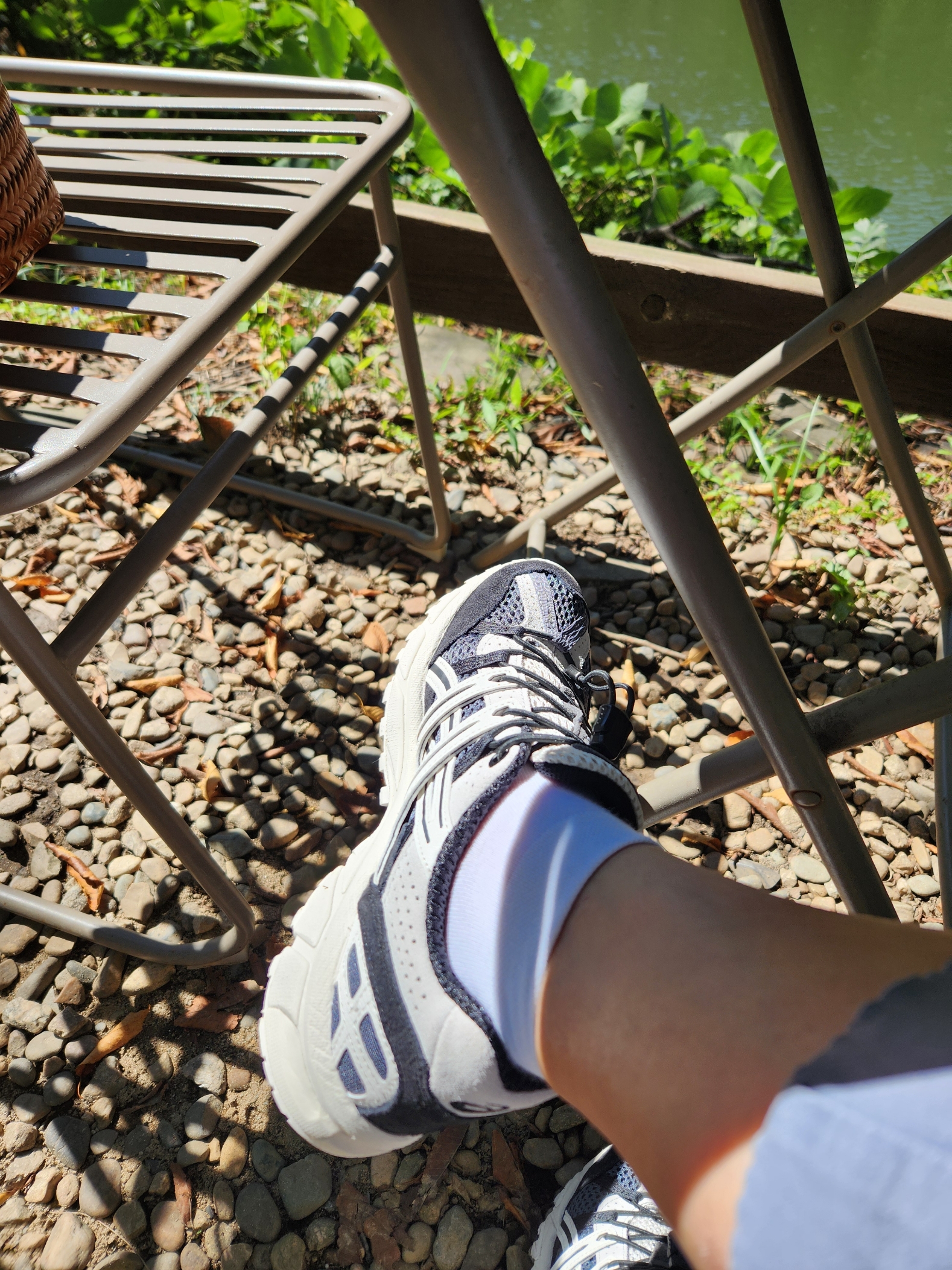 Asics Unlimited Gel-Sonoma 15-50 Carrier Grey White Alyssum 착용 스타일