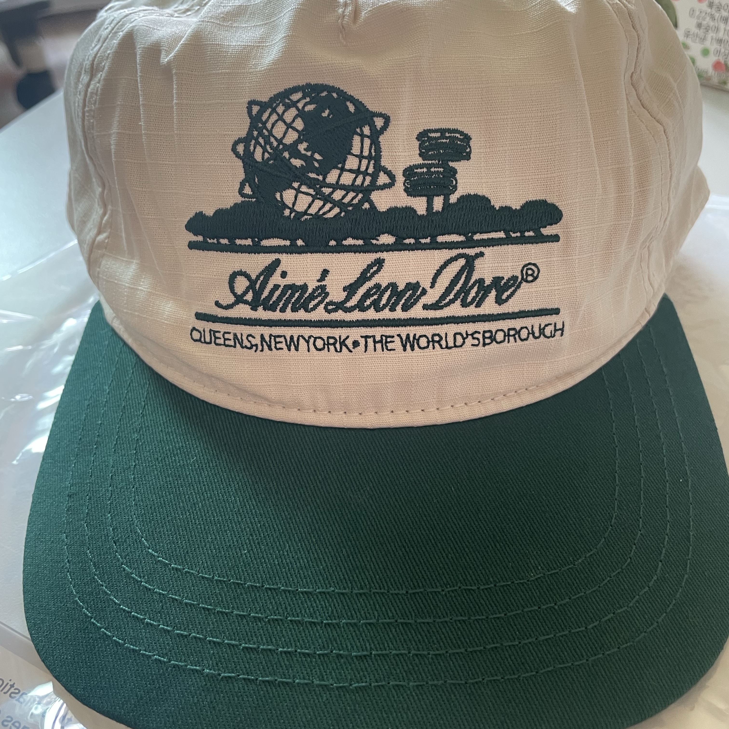 Aime Leon Dore Unisphere Hat Pristine 착용 스타일