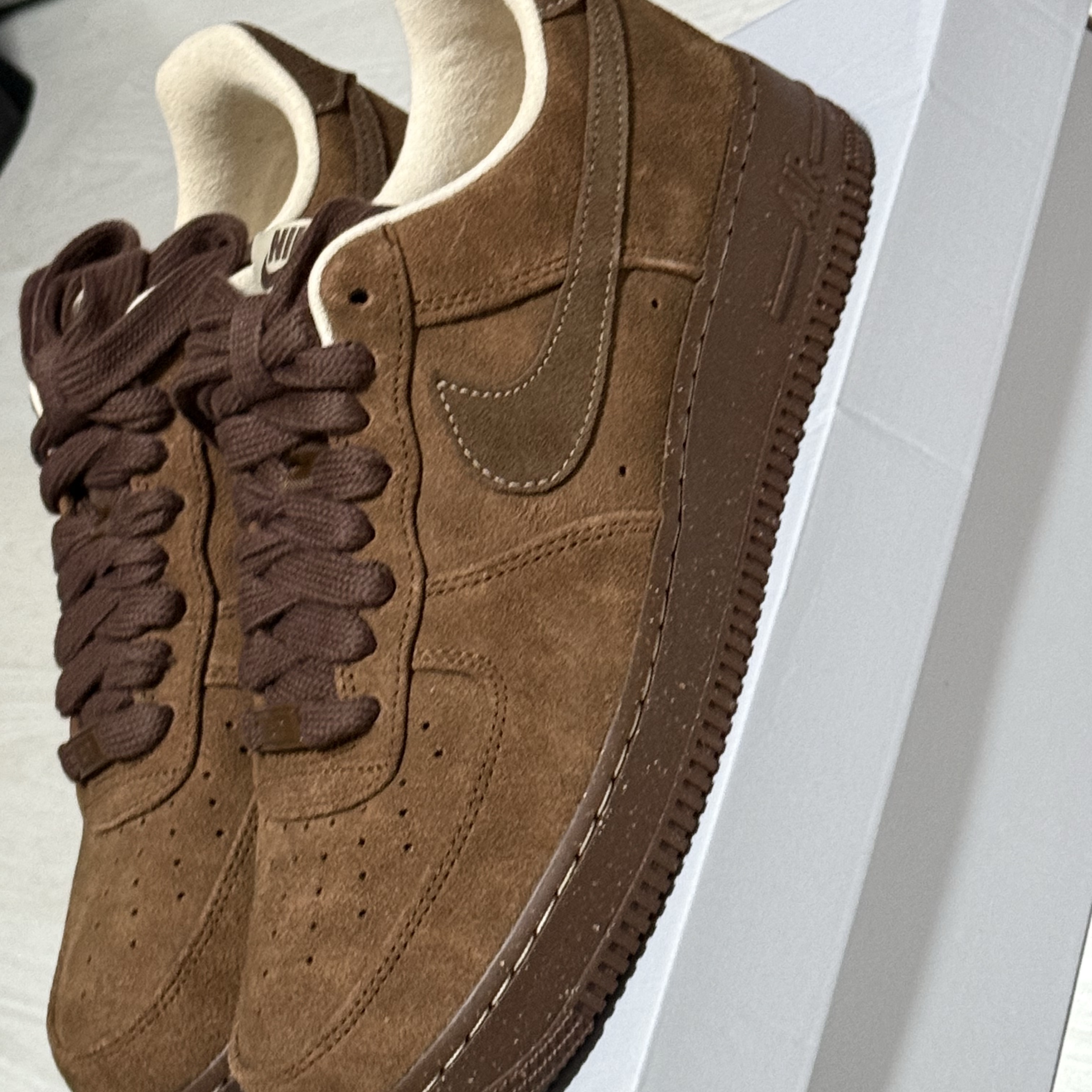 (W) Nike Air Force 1 '07 Cacao Wow 착용 스타일