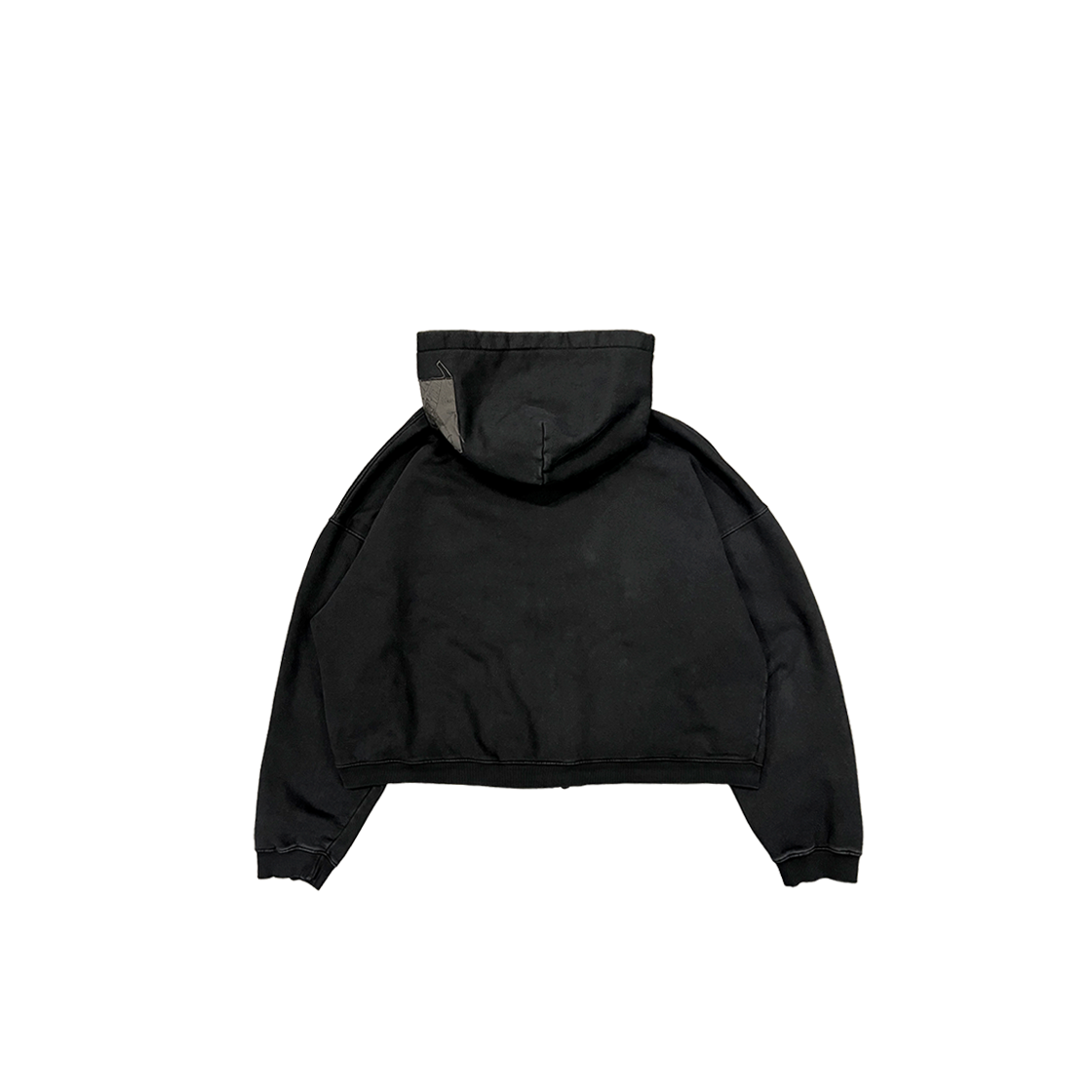 Undermycar Multi Printing Patch Zipped Hoodie Black 상세 이미지 2