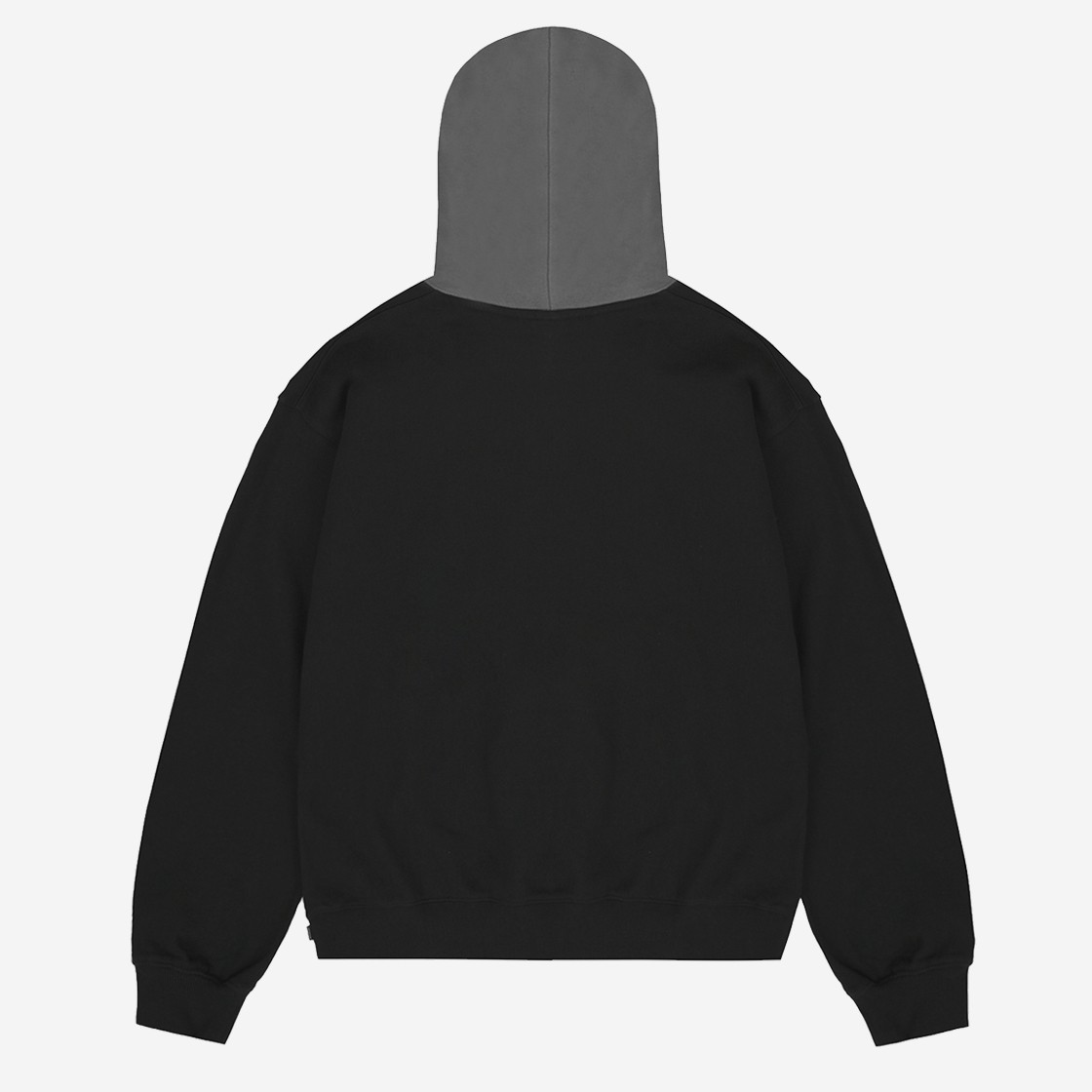 OY Contrast Logo Hoodie Black 상세 이미지 2