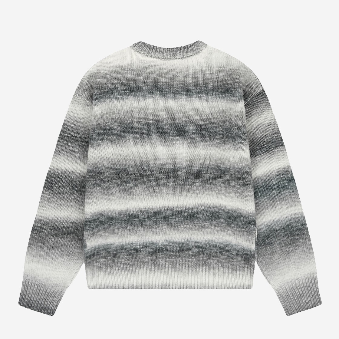 OY Hairy Gradient Stripe Knit Black 상세 이미지 2