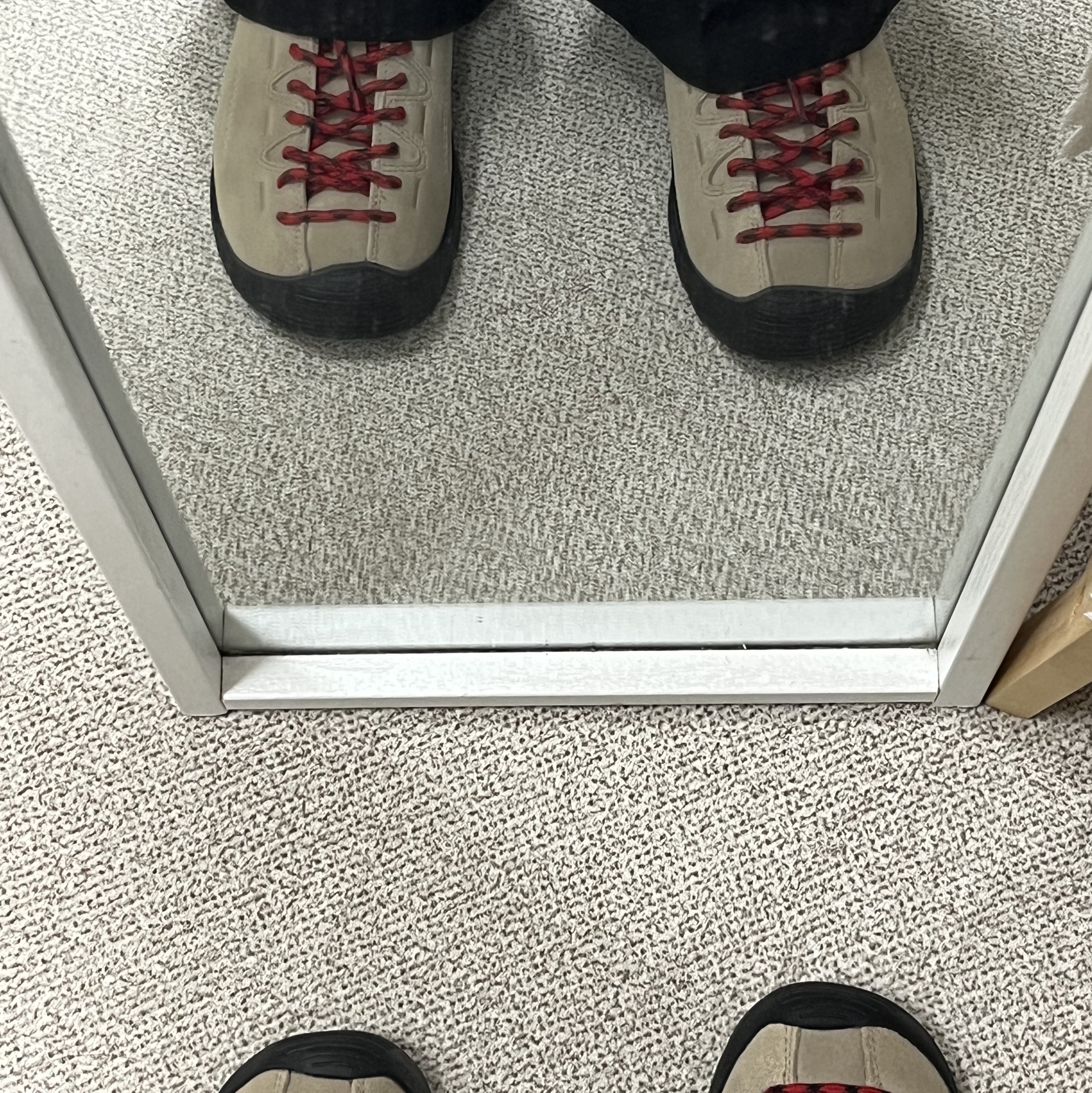 (W) Keen Jasper Suede Sneakers Silver Mink 착용 스타일