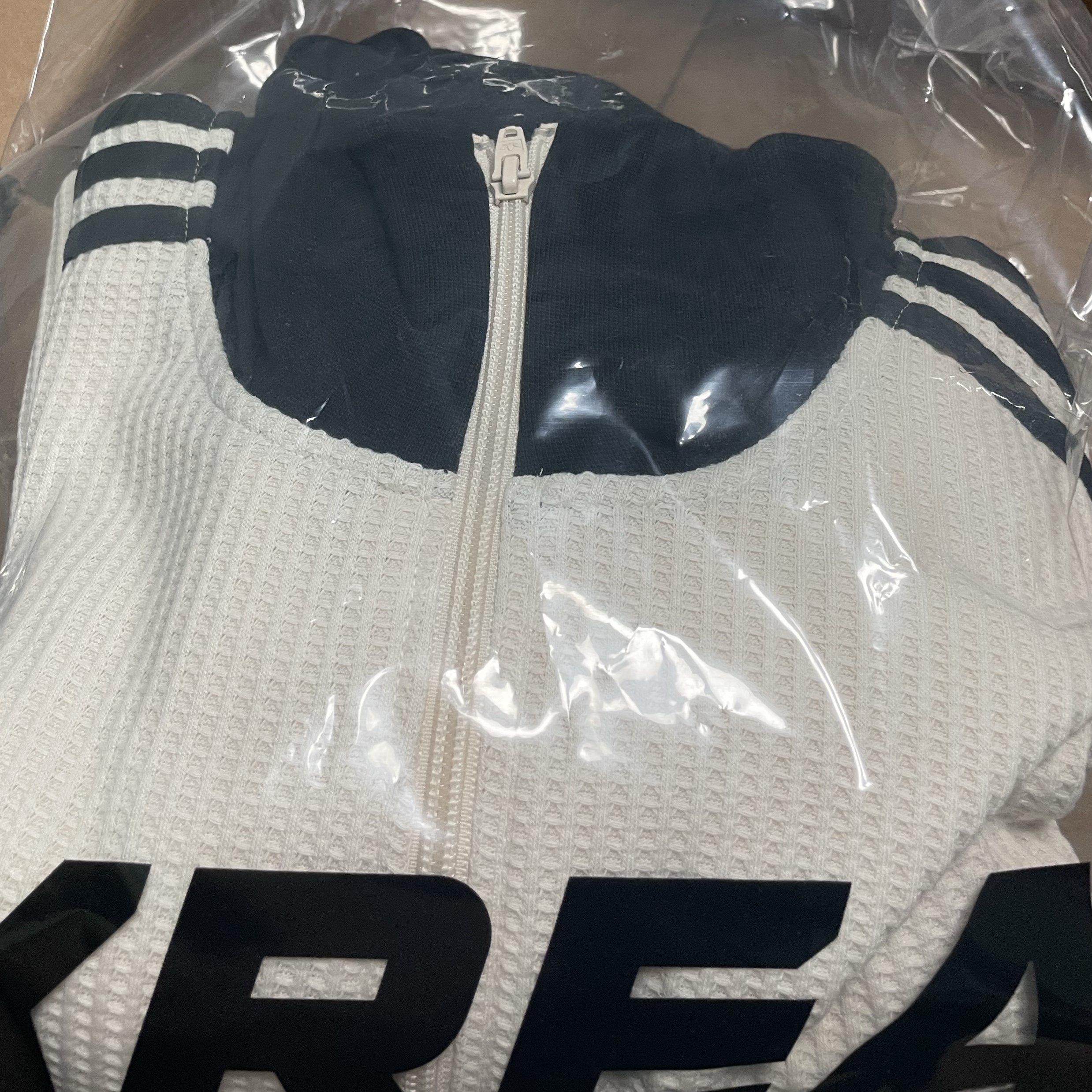 Adidas Waffle Beckenbauer Track Top Wonder White - KR Sizing 착용 스타일